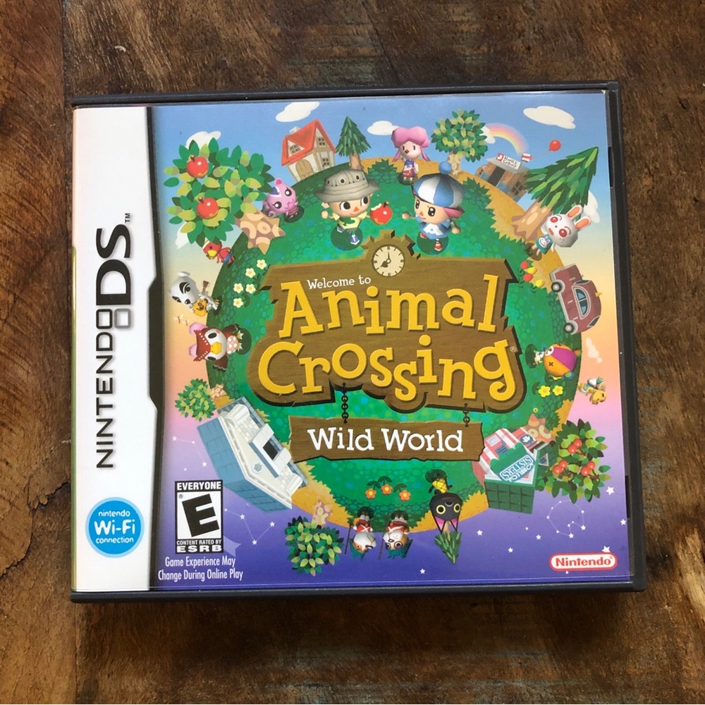 Nintendo Animal Crossing Wild World DS Game case and manual only **no game**